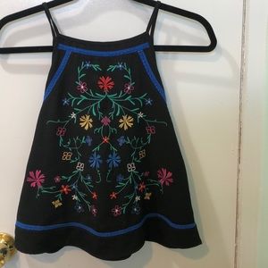 Embroidered top
